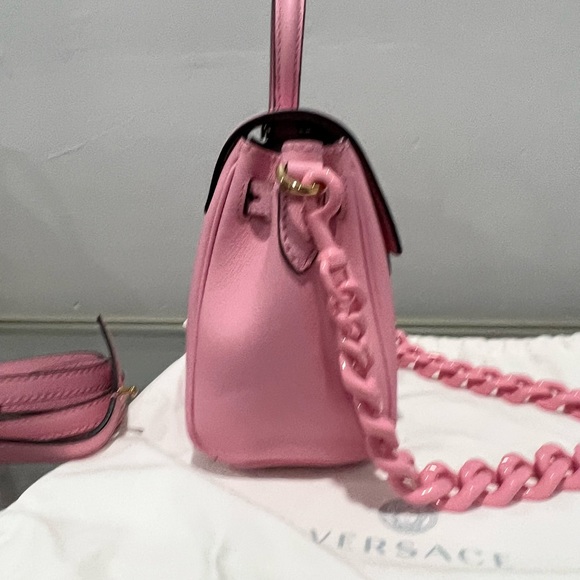 Versace La Medusa Small Handbag Pink - Picture 11 of 13